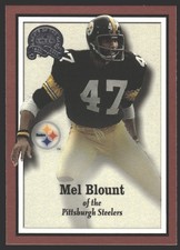 Mel Blount #58 2000 Fleer Greats of the Game Pittsburgh Steelers