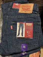 Levi's Boys 511 Slim Flex Stretch Jeans Del Rey Blue Stretch Size 10 NWT