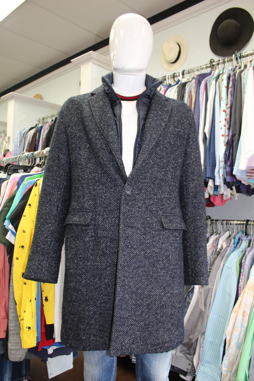 Herno Wool Men Coat Double Lined - image 4