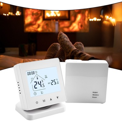 Funk Wandthermostat für Gaskessel präzise Temperaturregelung