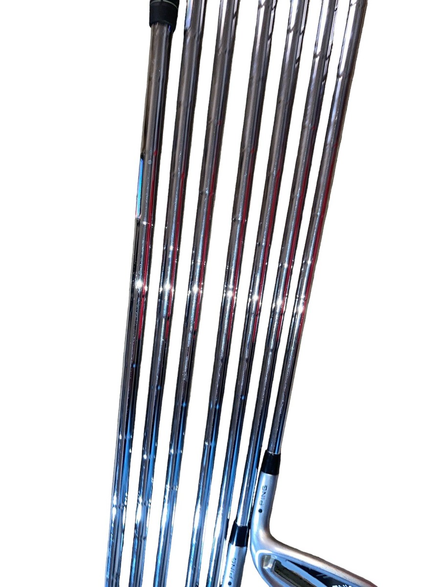 Ping I20 Iron Set 7-pw RH S-flex SILVER DOT 4-9, W Club Set