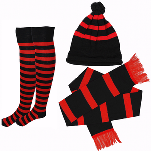 childrens red hat and scarf
