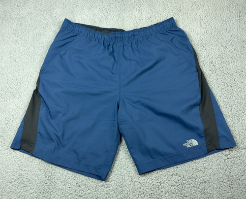 The North Face Shorts Mens L Long Blue Flash Dry Outdoor Casual Hiking Packable