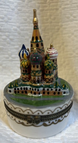 St. Basil's Cathedral Hand Painted Trinket Box *EXCELLENT CONDITION* - Picture 11 of 11