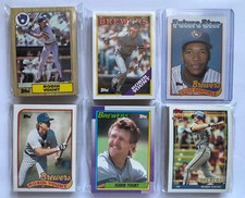 Milwaukee Brewers 1987-91 Topps Team Set Lot (5 sets w/ton of RCs inc Sheffield)