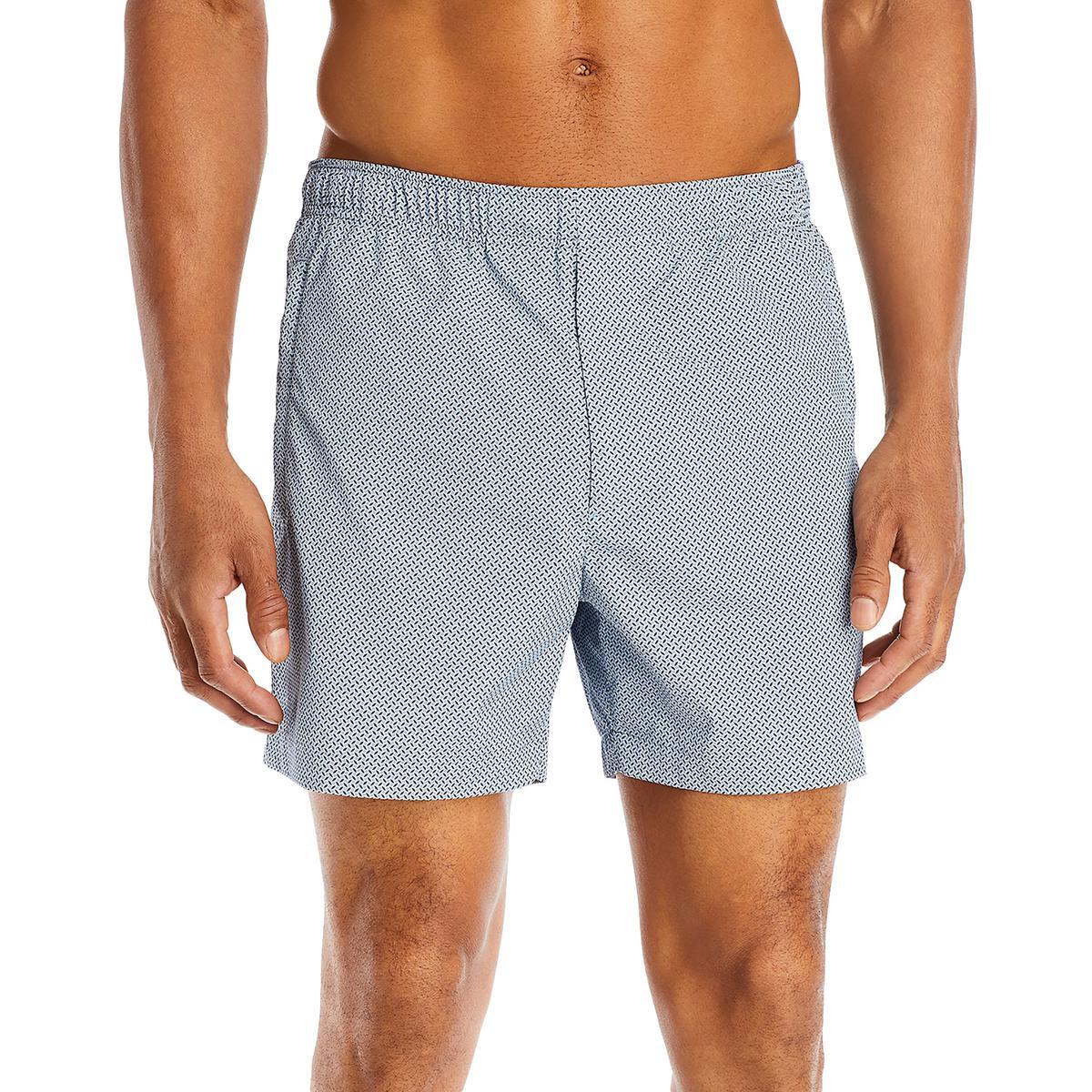 Theory Мужские пляжные плавки для бассейна Jace Navy с 5 внутренними швами L BHFO 7030 9490₽