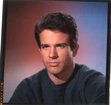 Warren Beatty 1960's Studio Photo Shoot Original Camera 2.25 x 2.25 Transparency