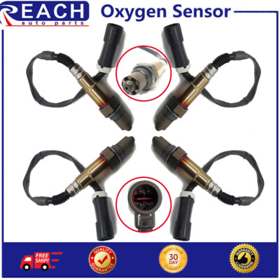 4pcs Up+Down Oxygen Sensor For 2007-2010 Ford Explorer Sport Trac V6 4.0L 4.6L