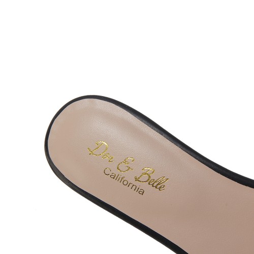 Scarpe sandalo Dor & Belle Belle originali pelle di agnello mulo piatto in pelle - Foto 7 di 16