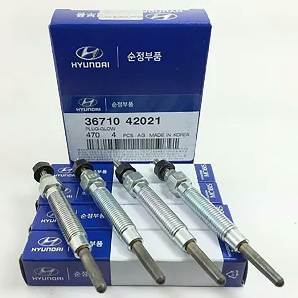 4 DIESEL GLOW PLUG PLUGS FITS KIA CARNIVAL VQ 2.9L CRDi 06-on 36710-42021 Y722JS
