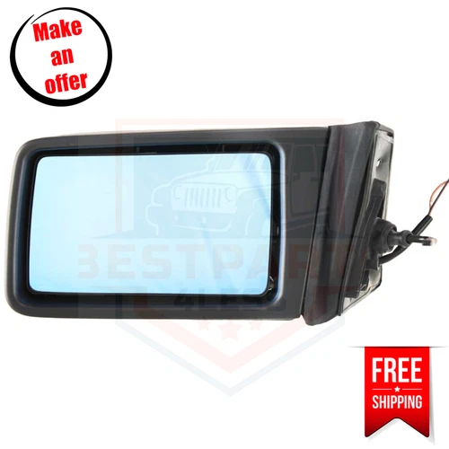 Kool Vue MZ12L Left Mirror Manual Folding for Mercedes Benz 190D, 190E, 300D