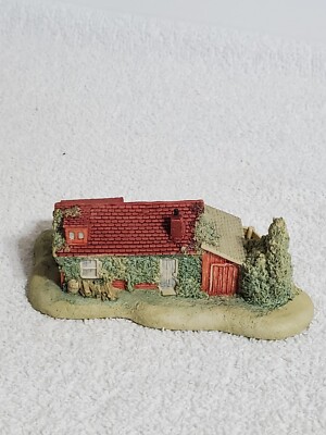 Schmid Border Fox Fire Farm Lowell Davis ''Goat Yard & Studio '' Figurine & Box