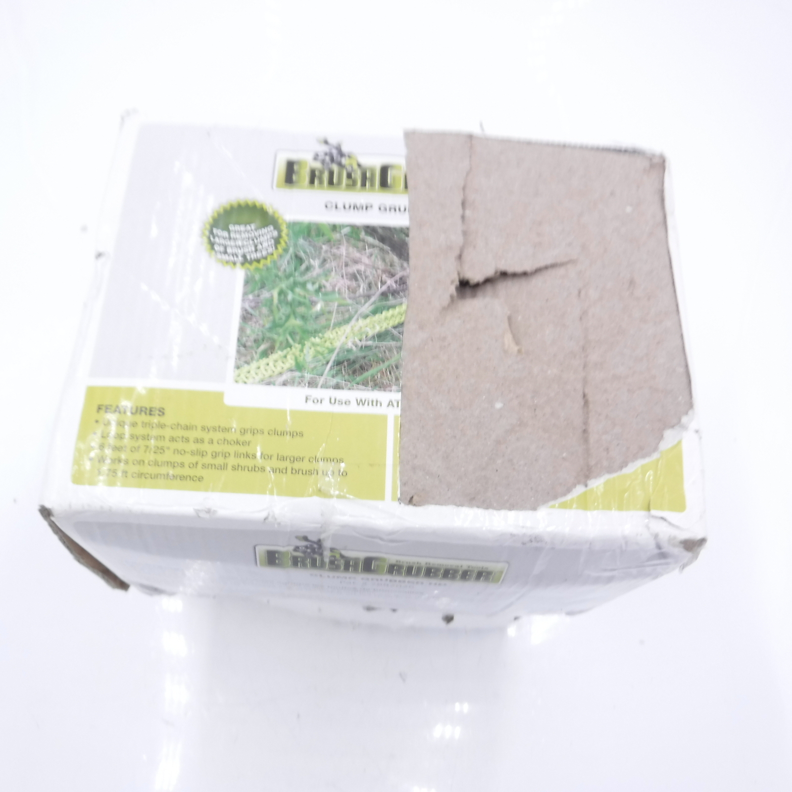 Brush Grubber Heavy Duty Shrub/Clump Tree Grubber Metal Chain BG19