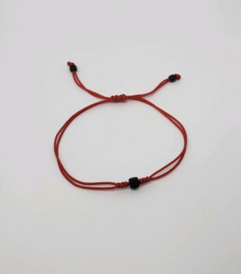 PULSERA DE AZABACHE ORIGINAL AJUSTABLE /  AZABACHE BRACELET ORIGINAL ADJUSTABLE