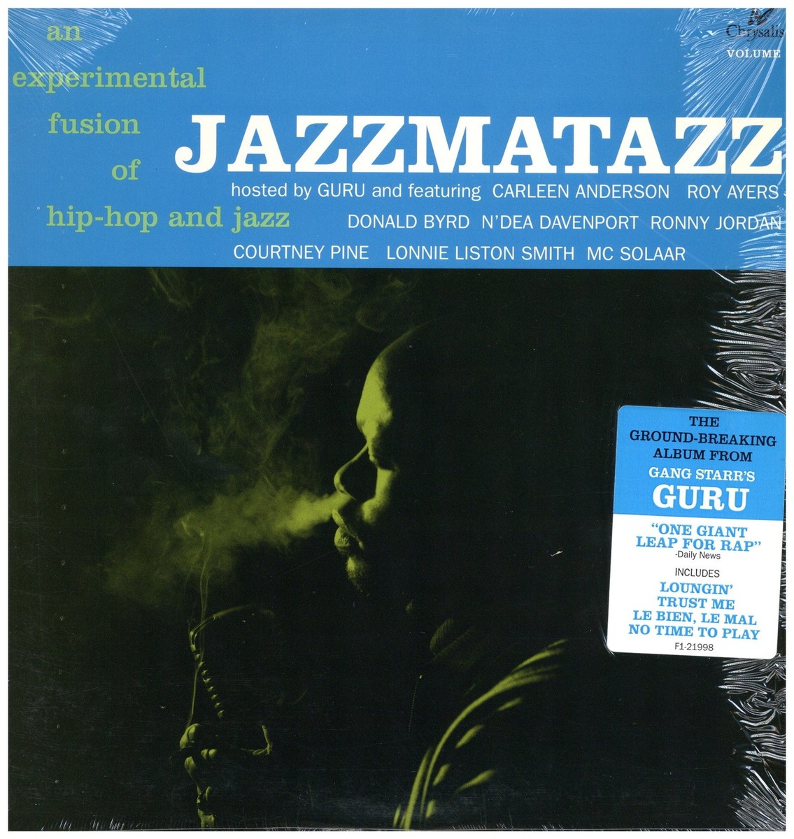 Guru - Jazzmatazz Volume 1 LP レコード Amazon.com: Jazzmatazz Volume 1[LP]: CDs & Vinyl