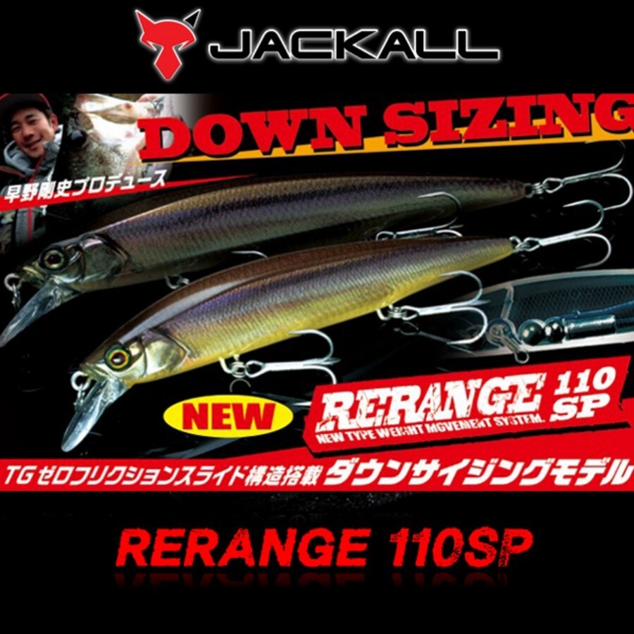 Leurre Jackall Rerange 110 SP – Rose Clair Wakasagi – Suspendu – 110mm – Neuf