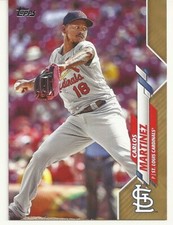  2020 TOPPS BASEBALL - CARLOS MARTINEZ - GOLD PARALLEL - #508 - CARD - 1814/2020
