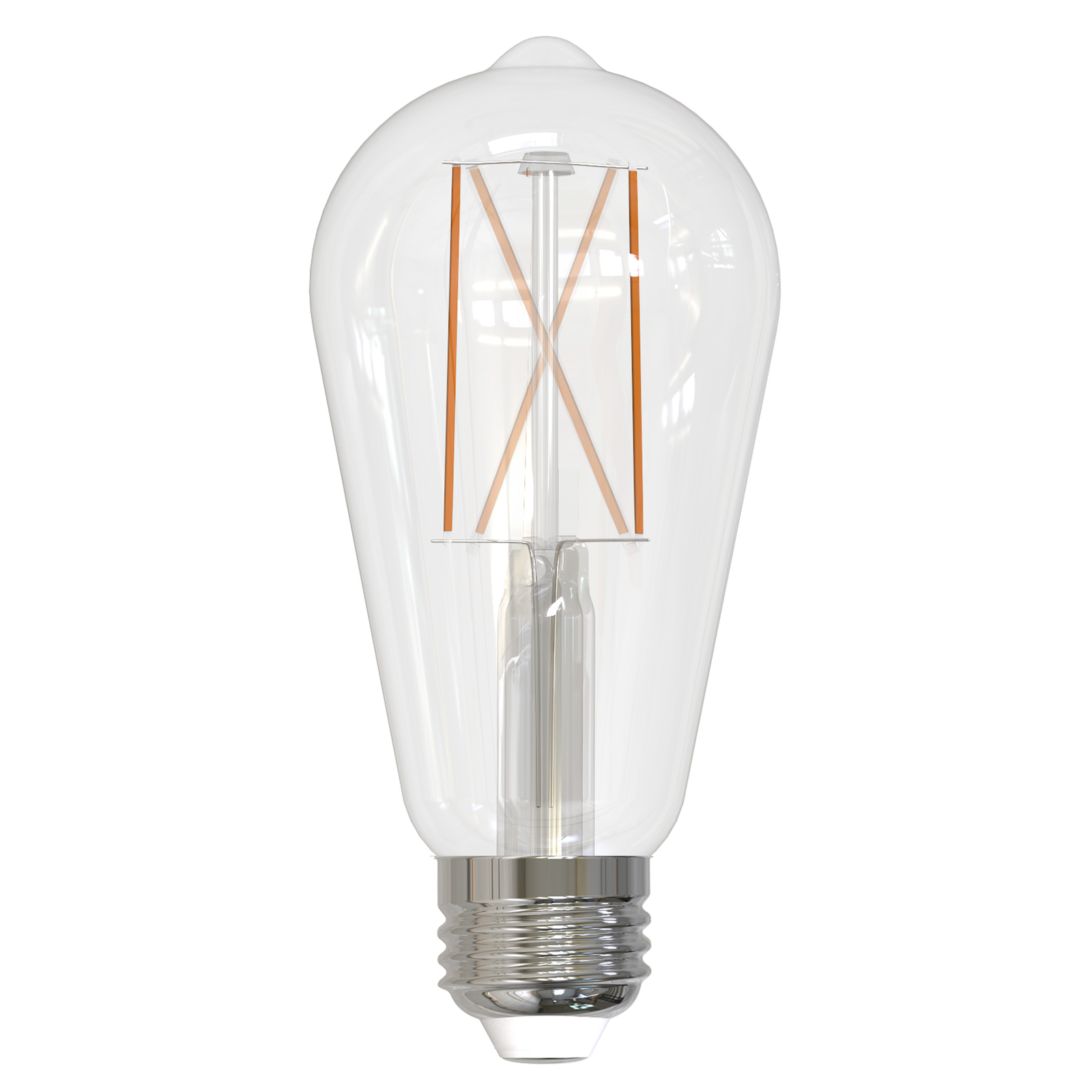 Bulbrite 776769 Filaments Supports 8.5W LED ST18 Bulb 3000K, Dimmable