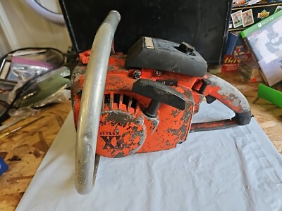 Vintage Homelite Super XL Automatic Chainsaw Complete Read