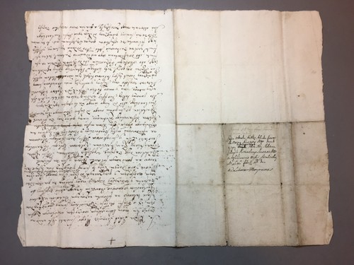 JESUIT ANTIQUE MANUSCRIPT ANCIENT DOCUMENT WITH STAMP - Picture 3 of 5
