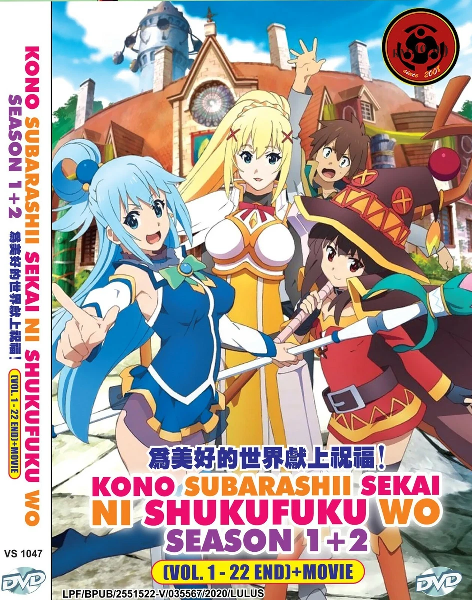 Box Dvd Konosuba Kono Subarashii Sekai Syukufuko Wo! + Filme