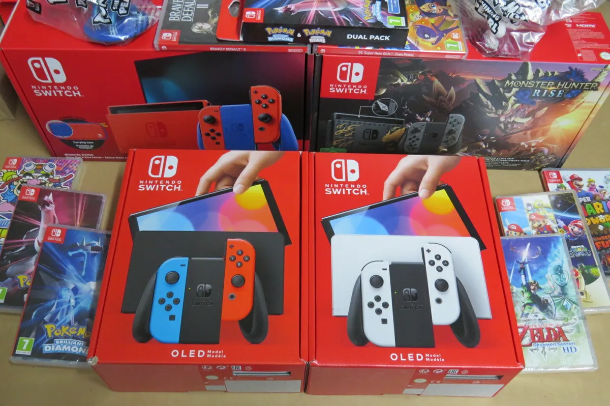 Nintendo Switch Games Consoles Systems Accessories OLED UK BIG CHOICE NEW