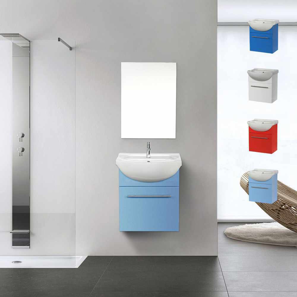Conjunto Muebles para el Baño Completo Mueble Lavabo Espejo Cerámica Lacada y...