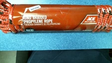 ACE 35770 Braided Polypropylene Rope, 1/2" x 50', Multi-Purpose, FREE SHIP