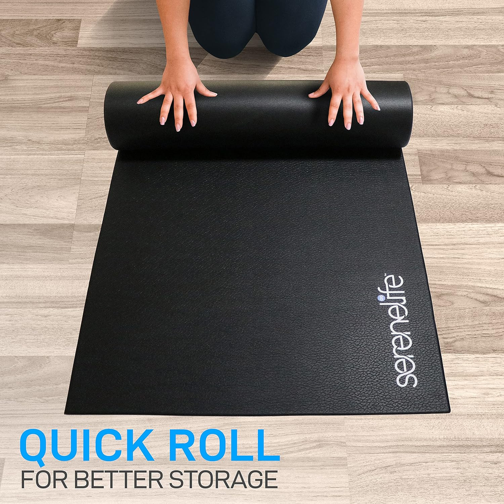 6mm Extra Thick Soft Non-Slip Anti-Tear Yoga Fitness Exercise Mat