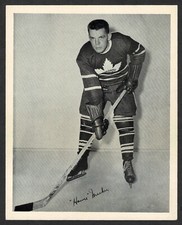 1945-54 Quaker Oats #35B Maple Leafs'  Howie Meeker 8"x 10" EX-NR-MT