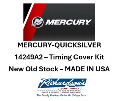 NEW OEM Mercury Quicksilver Timing Cover Kit ( 14249A2) (  (Made in USA)