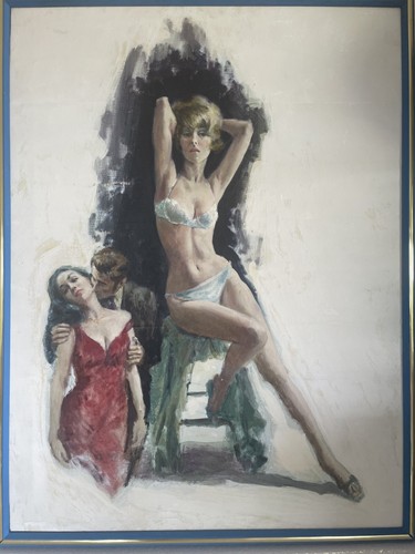 Are you a Mad Men art collector. Put this Clemente Micarelli on your wall! - Picture 2 of 7