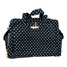 Jujube BFF DIAPER BAG DUCHESS Black White Polka Dot Backpack Messenger Tote Pad