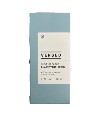 Versed Just Breathe Clarifying Serum, Willow Bark Extract + Zinc Blend, 1 fl oz