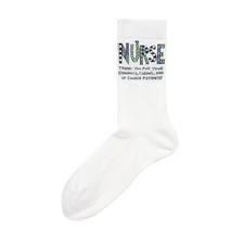 Enesco - Our Name Is Mud - Embroidered Socks - Nurse