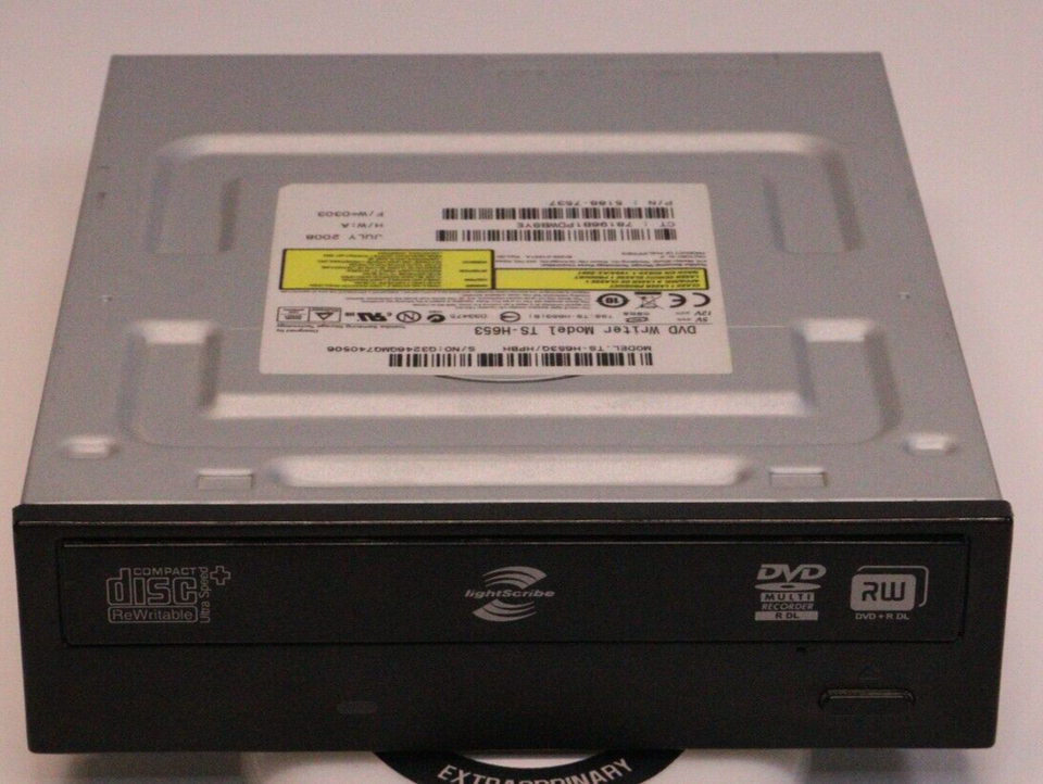Hp Cd Computer Box HP DVD CD Writer Player TS-H653 Class 1 Laser PC Desk Top | eBay
