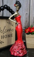 Ebros Day Of The Dead Rose Diva Lady In Red B...