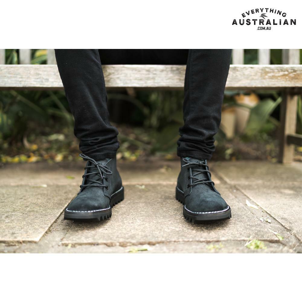 4046 Rossi Ripple Desert Boot Black 