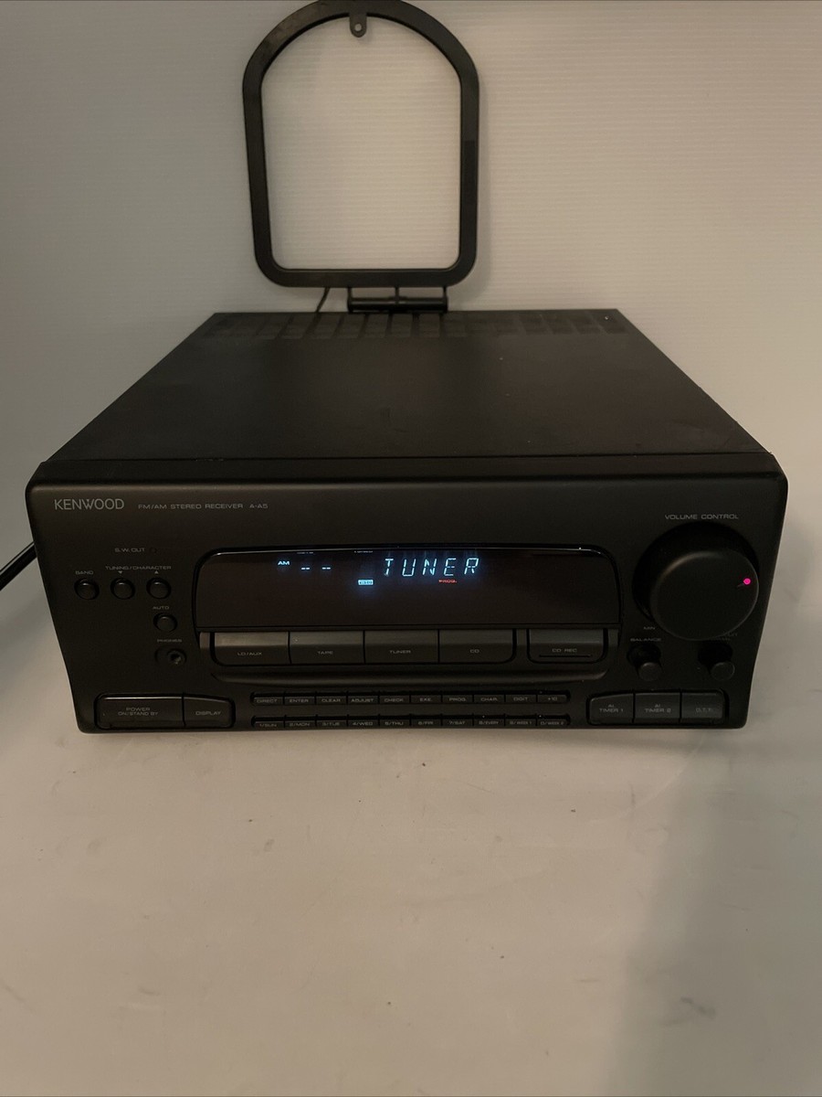 Kenwood A-A5 FM/AM Stereo Receiver Equaliser Vintage Works w