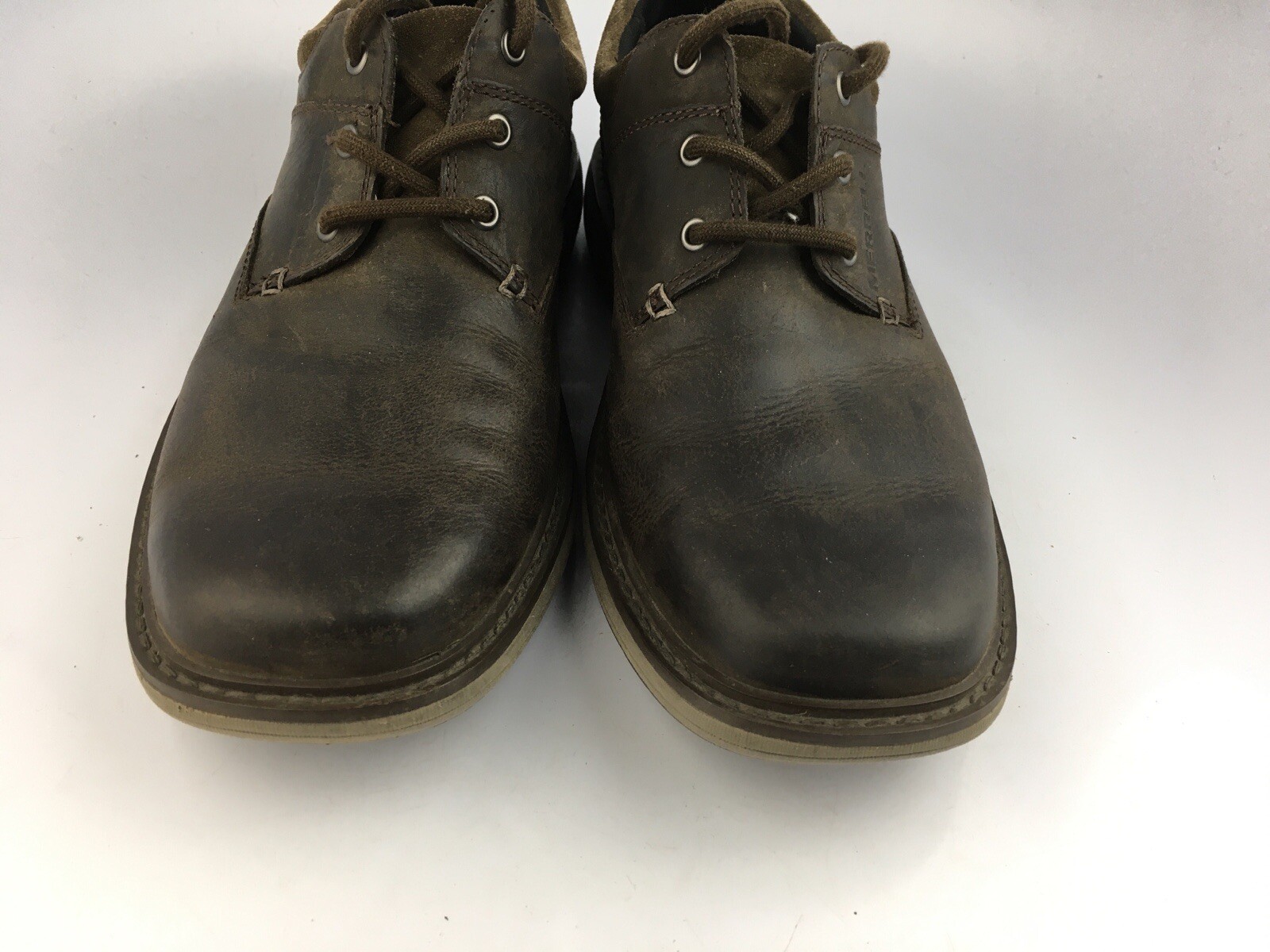 Merrell World View Men's Merrell World Vue Lace Black Slate Brown Oiled … - Gem