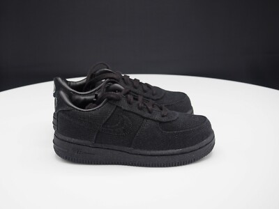 Nike x Stussy Air Force 1 Black DC8306-001 Toddler size 9C | eBay