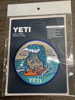 YETI BIG WAVE BUFFALO PATCH Limited Seasonal Edition YETI