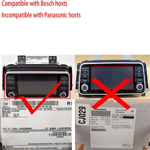Replacement Touch Screen LCD Radio navigation 7' 2018 - 2021 Nissan Kick Versa - Picture 6 of 6