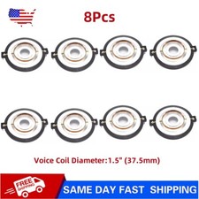 8 Pcs Titanium Diaphragm For PRV Audio TW600Ti PRV-RPTW700Ti Driver 8 Ohms 1.5"
