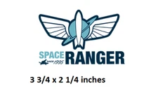 Buzz Lightyear Space Ranger Badge Decal Peel & Stick Art Toy Story Wall Sticker