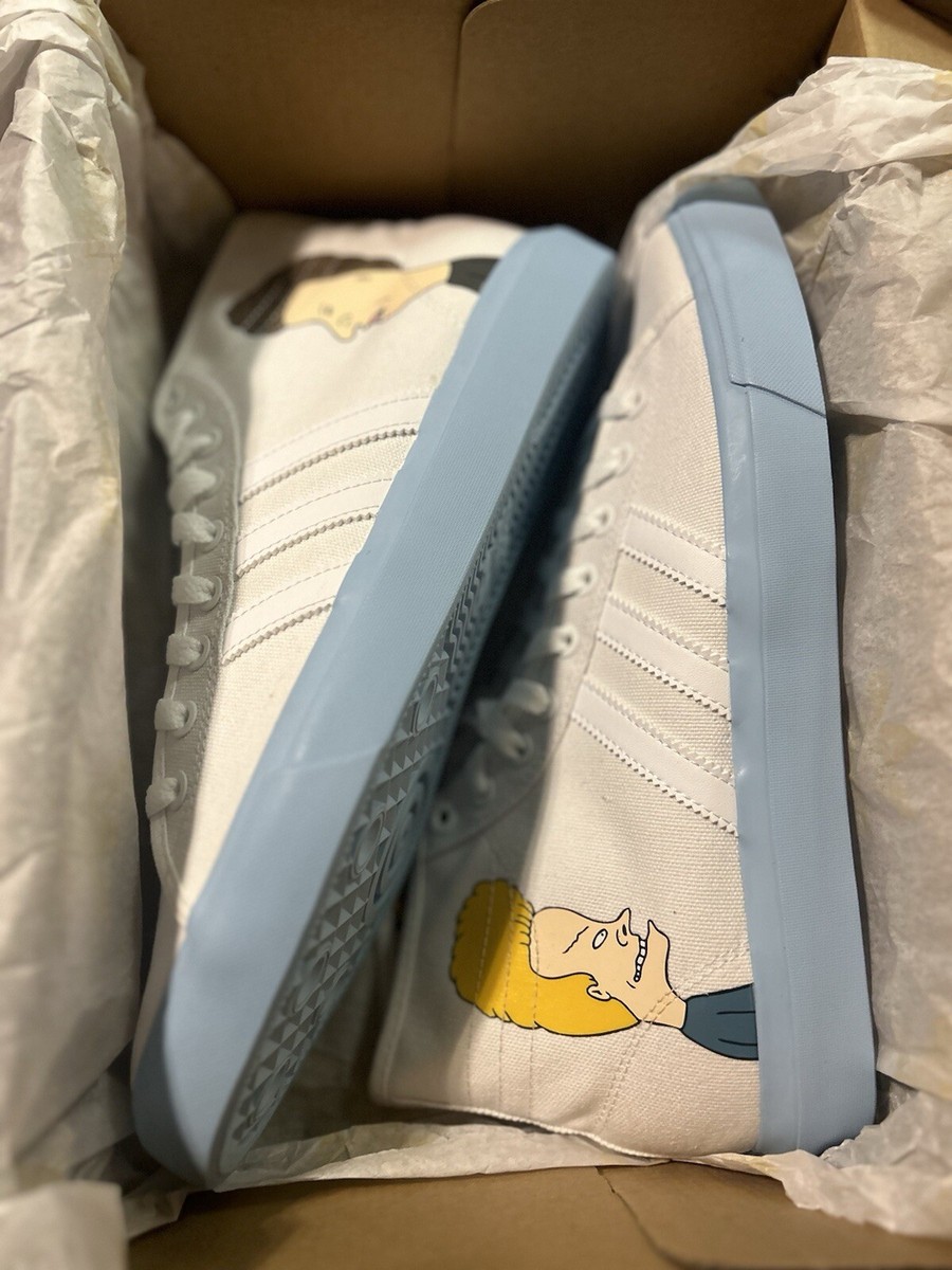 Mens Adidas Matchcourt Hi Beavis & Butt-head Sz 10 Adidas X Beavis And Butt-Head Matchcourt High Art... | Depop main image 3