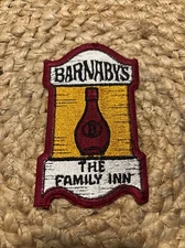 Barnaby’s Family Inn Arlington IL Rare 70s 80s 4” Sew On Restaurant Vtg Barnaby