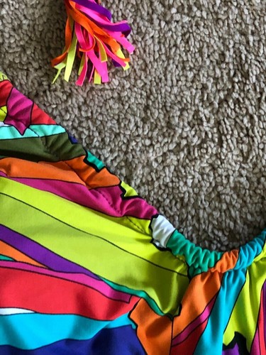 FLIRTY TRINA TURK GEOMETRIC PRINT TANKINI SWIMSUIT SIZE 12 - Picture 2 of 4