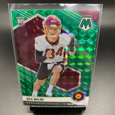 2021 Panini Mosaic #400 Dax Milne Green Prizm Rookie RC Washington Commanders