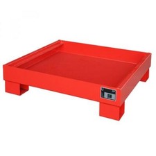 Auffangwanne ohne Gitterrost, Auffangvolumen 68 Liter, 900x800x220mm LxBxH